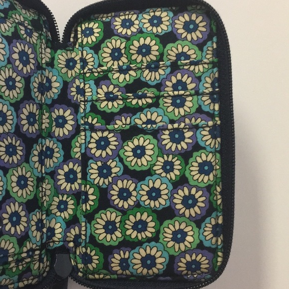 Vera Bradley Sm ID Wallet Midnight Blue Retired - Picture 7 of 8